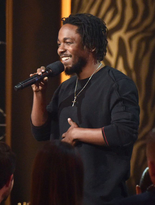 CULVER CITY, CA - JUNE 04: Recording artist Kendrick Lamar speaks onstage during Spike TV’s 10th Annual Guys Choice Awards at Sony Pictures Studios on June 4, 2016 in Culver City, California.